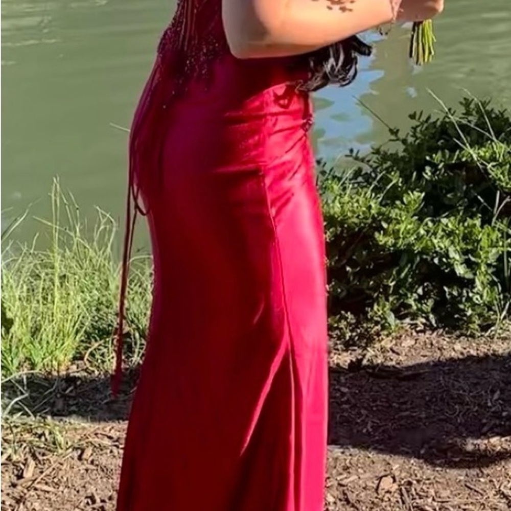 Red Prom Dress - Picture 2 of 8